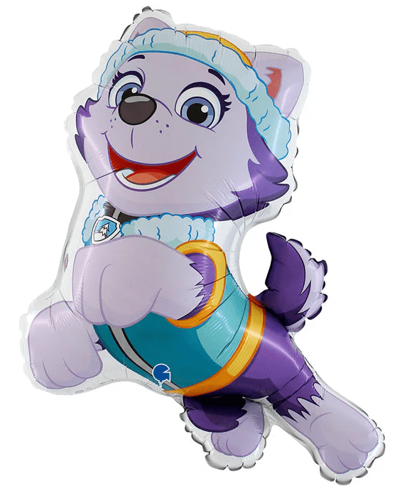 Licensed 33" Paw Patrol Everest Foil Balloon– Party Decoration for Kids’ Birthday, Paw Patrol Theme