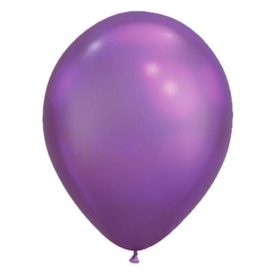 Premium Chrome Purple Latex Balloon Packs (5", 11”, 17" and 24")