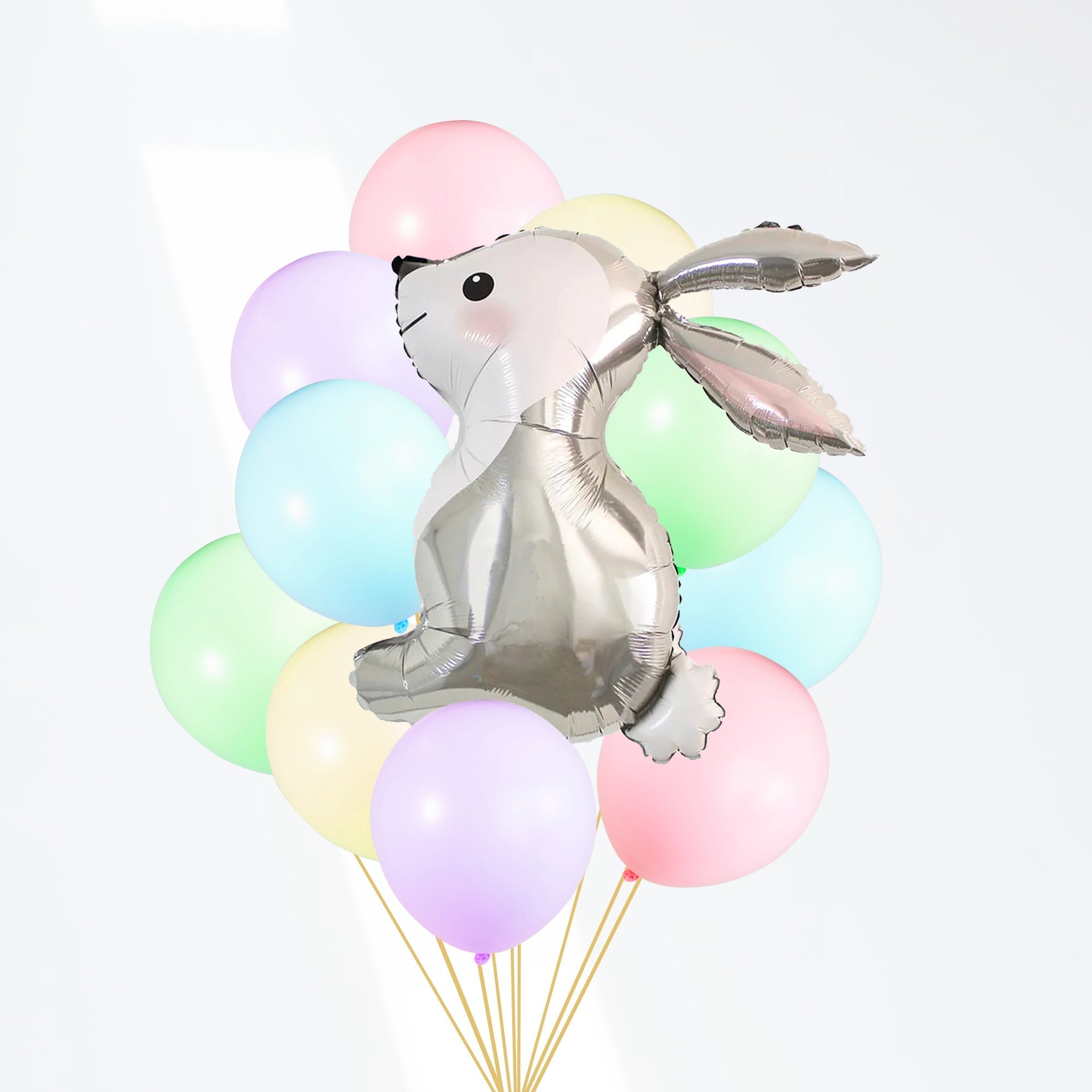 Long Ballon Rabbit Rabbit Pastel Balloon Bouquet – Balloonee - USA