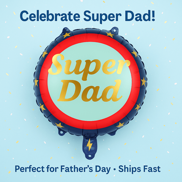 Super Dad Balloon – Hero-Themed Father's Day